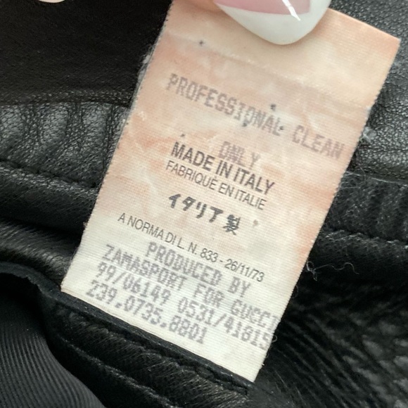 Gucci Authentic Peplum Leather Jacket - Picture 15 of 16